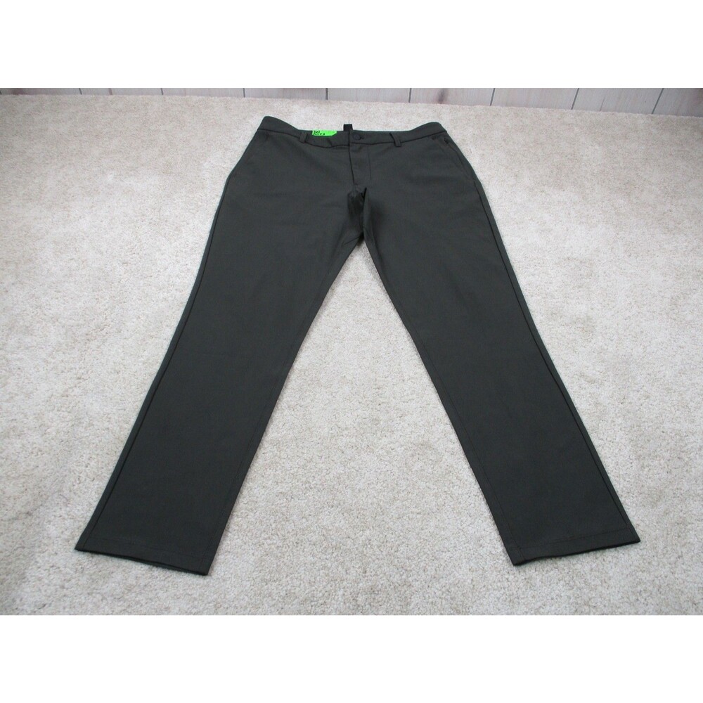 7 Diamonds Pants Mens 33 Gray Infinity Chino Athletic Performance Stretch 33x28
